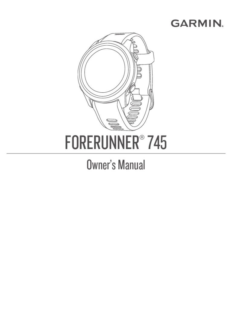 Garmin Forerunner 745 Owner's Manual | PDF | Triathlon | Smartphone