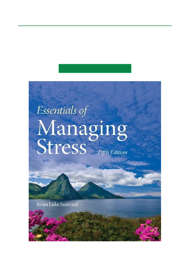 Essentials of Managing Stress 5th Edition | PDF