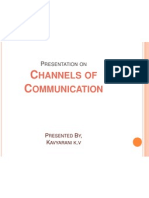Presentation On Channels of Communication MBP2