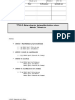 D V PNA00088 Acidez Total