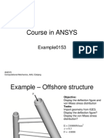 Ansys Example 0153 Offshore Structure