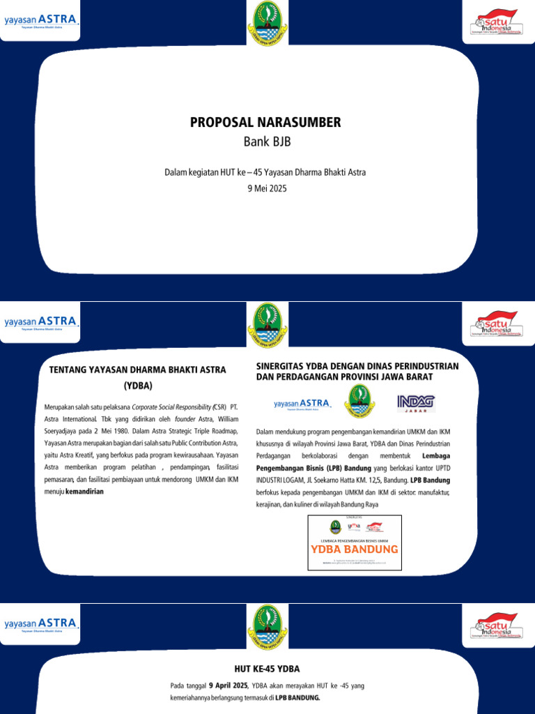 Proposal Narsum BJB | PDF