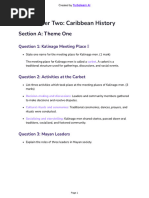 History Csec Past Paper 2 | PDF | Abolitionism | Slavery