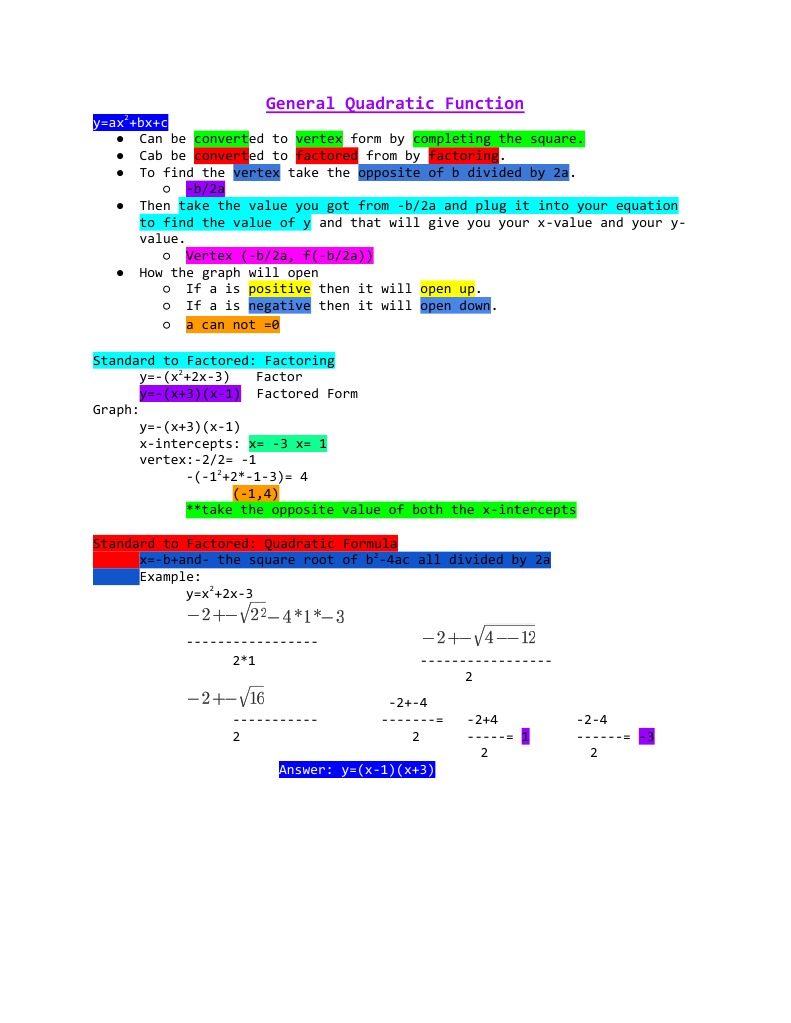 Understanding Quadratic Functions | PDF