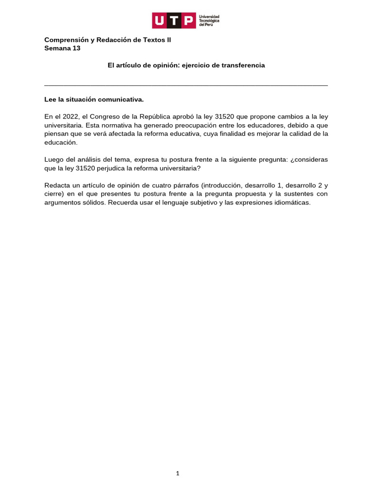 Ley 31520 y su impacto en educación | PDF | Ministerio (Departamento de ...