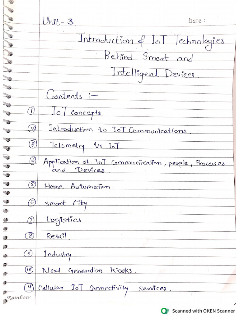 Notes Part 1 | PDF
