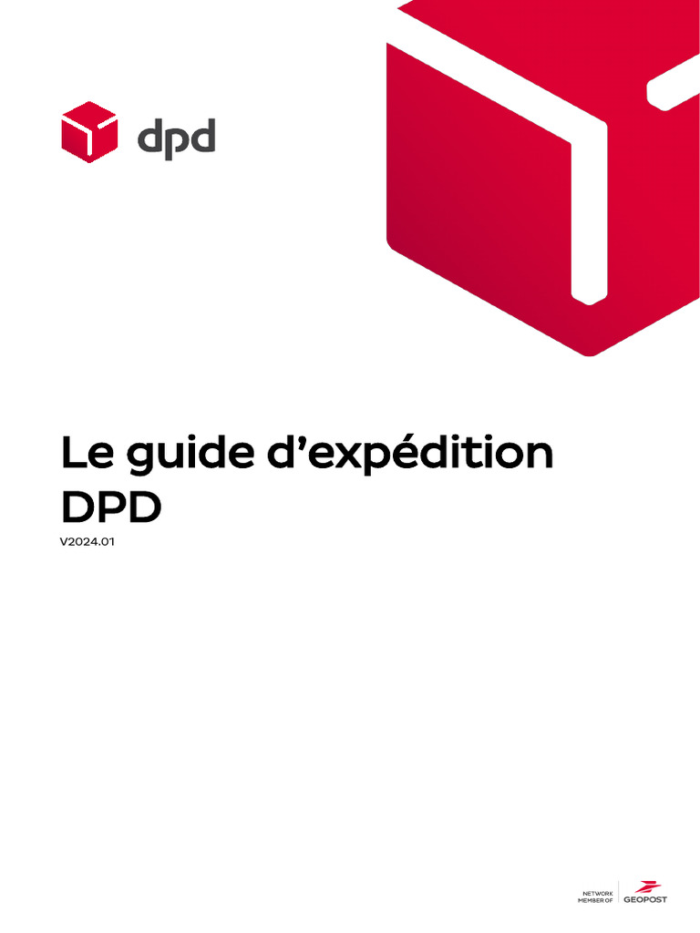 Guide d'expédition DPD 2024 | PDF | Code-barres | Papier