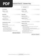 Focus 3 Unit 4 Test Answers | PDF