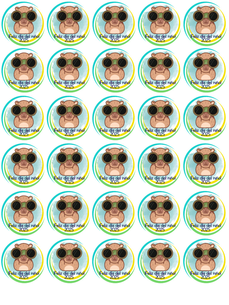 Stickers para el Día del Niño 2025 | PDF