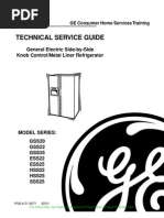 Download GE Steel Liner SxS Refrigerator Manual by Samurai Appliance Repair Man SN8595433 doc pdf