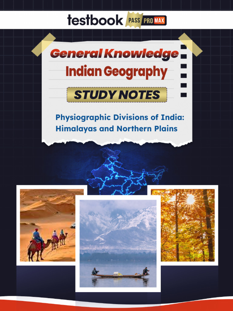 Physiographic Divisions of India Overview | PDF | Himalayas | Geomorphology