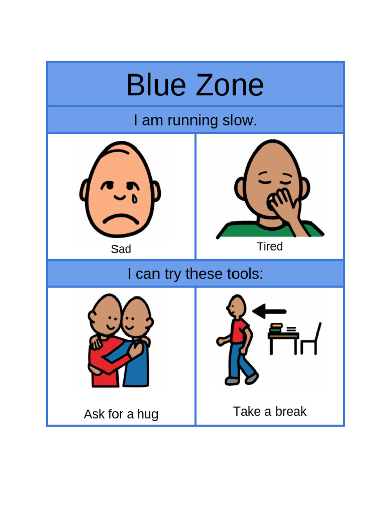Blue Zone of Regulation Strategies | PDF