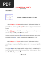 Table des déplacements chimiques RMN 1H | PDF