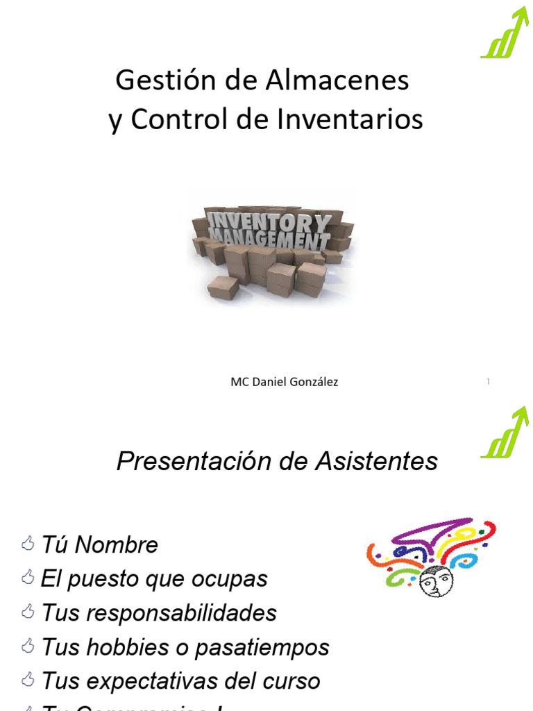 Gestión de Almacenes y Control de Inventarios | PDF | Cadena de ...