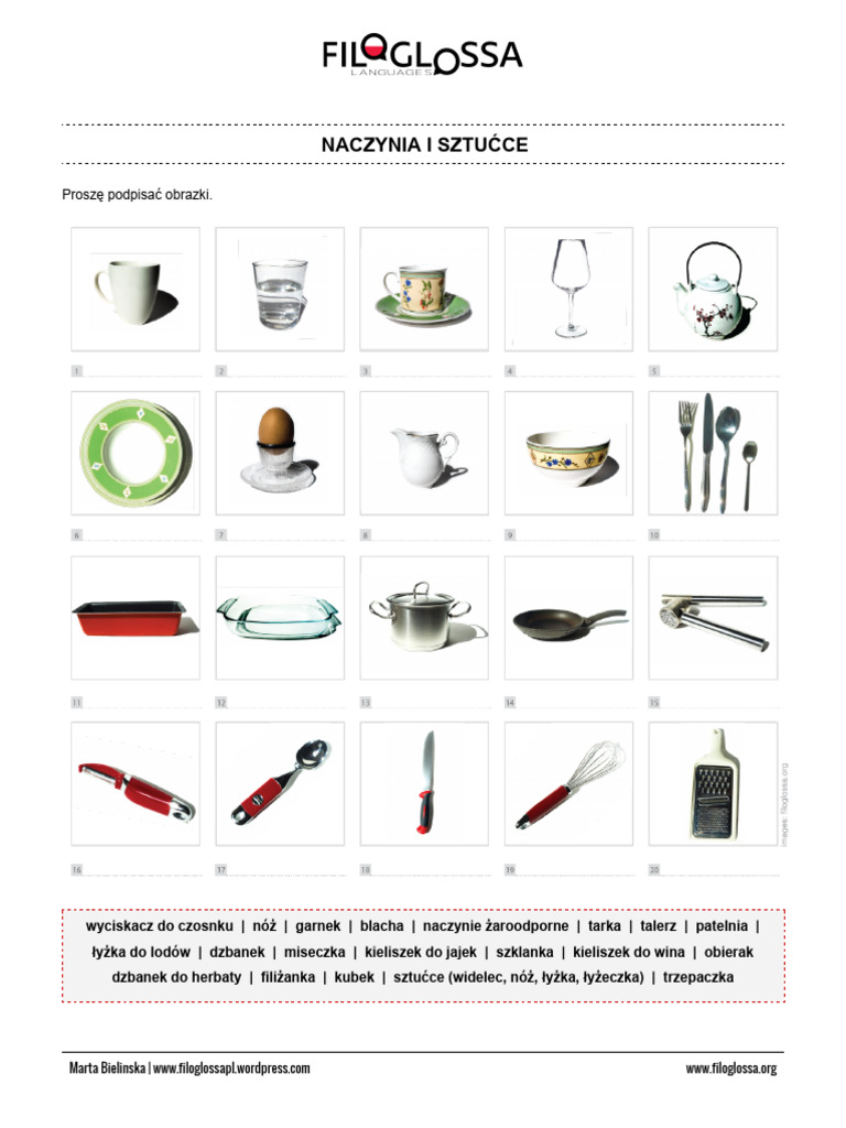 Naczynia I Sztucce | PDF