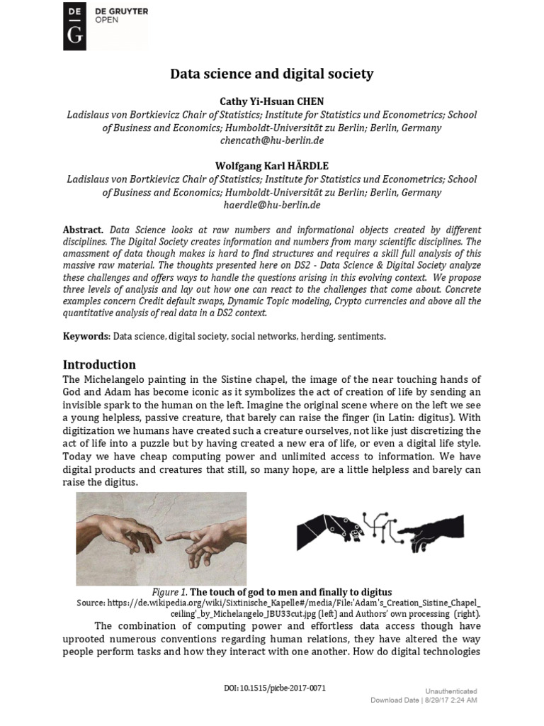 Data Science and Digital Society | PDF | Science | Data Science