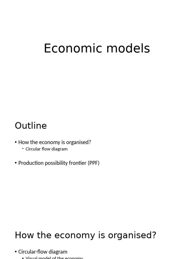 Economic Models | PDF | Economics | Production And Manufacturing
