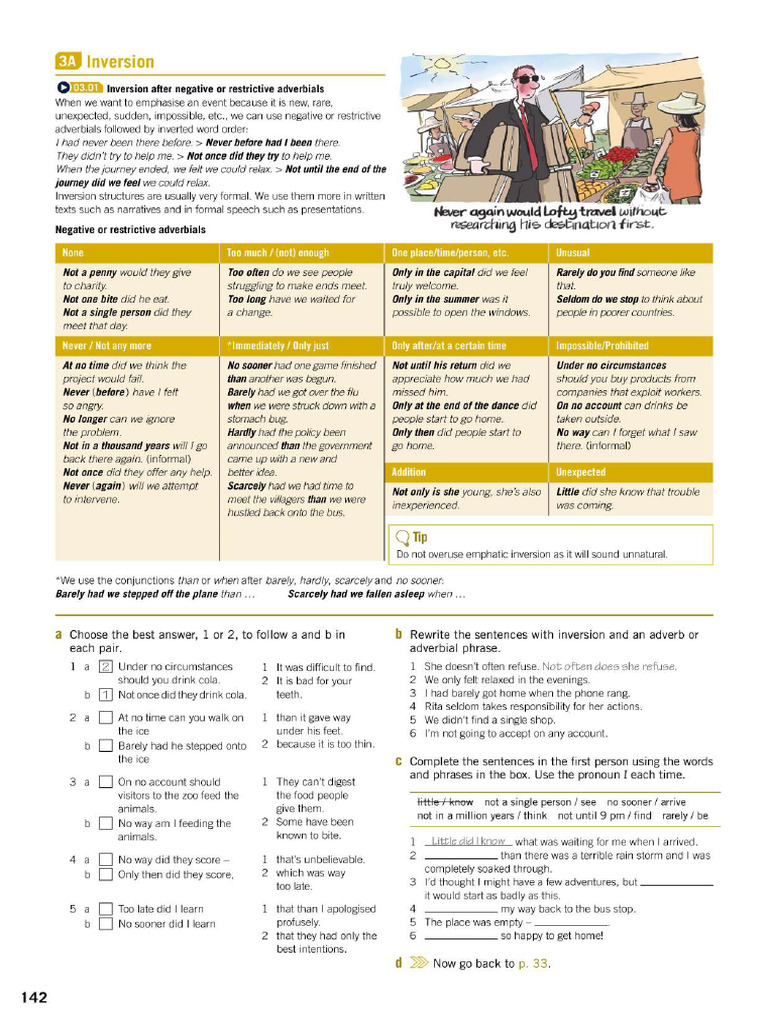 Grammar Focus Unit 3A | PDF