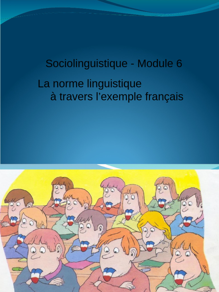 Normes linguistiques en sociolinguistique | PDF | Dialecte | Langue ...