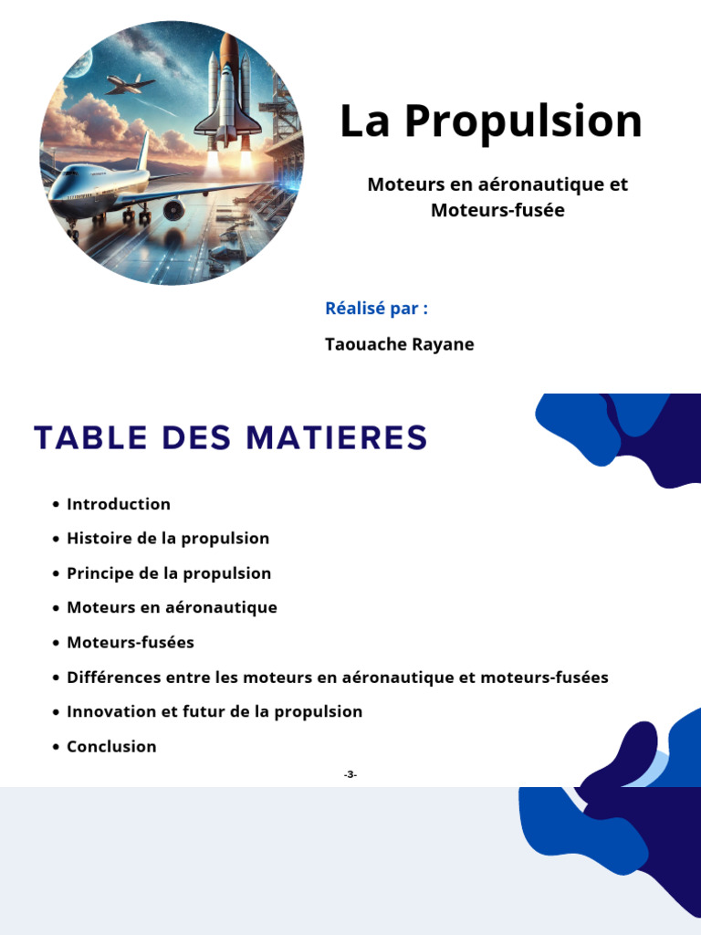 Moteurs de Propulsion : Aéronautique et Fusées | PDF | Moteur-fusée ...