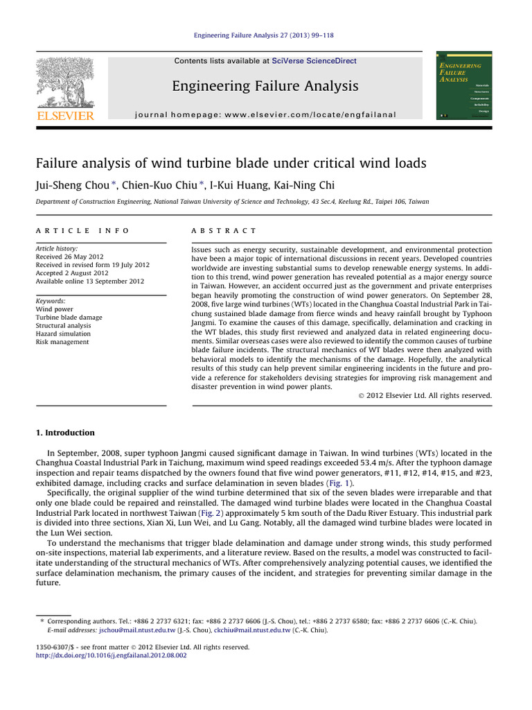 3 - Jui Sheng Chou - Failure Analysis of Wind Turbine Blade Under ...