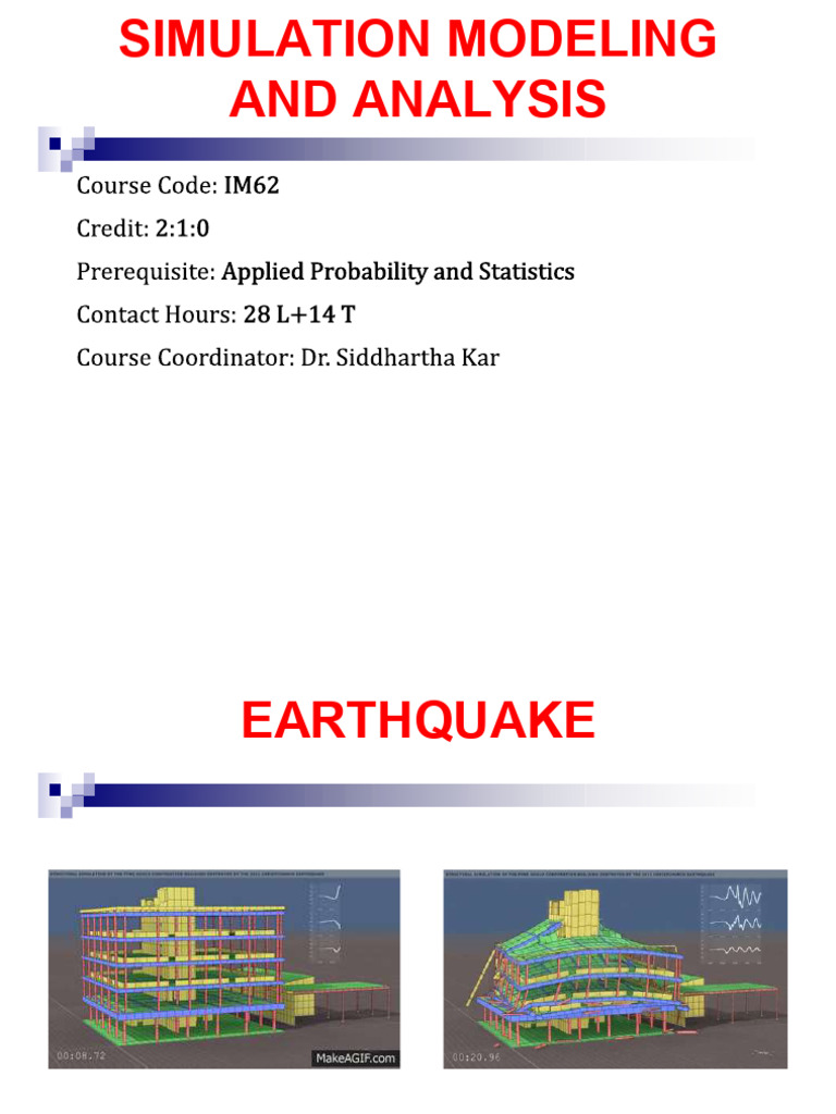Simulation Modeling and Analysis Course | PDF | Conceptual Model ...