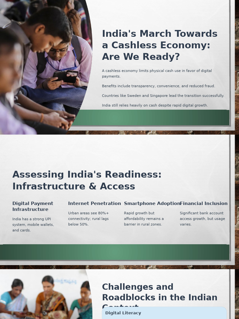Indias March Towards A Cashless Economy Are We Ready | PDF | Computer ...