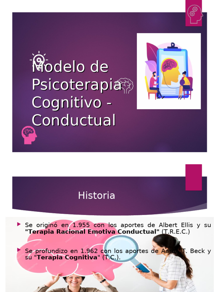 Clase 2 Psicoterapia Cognitivo Conductual | PDF | Terapia de conducta ...