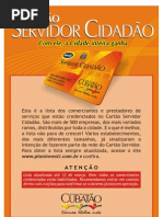 cartão servidor Cubatão