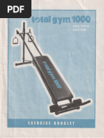 Total Gym 1000 Owners Manual | PDF | Strength Training | Screw