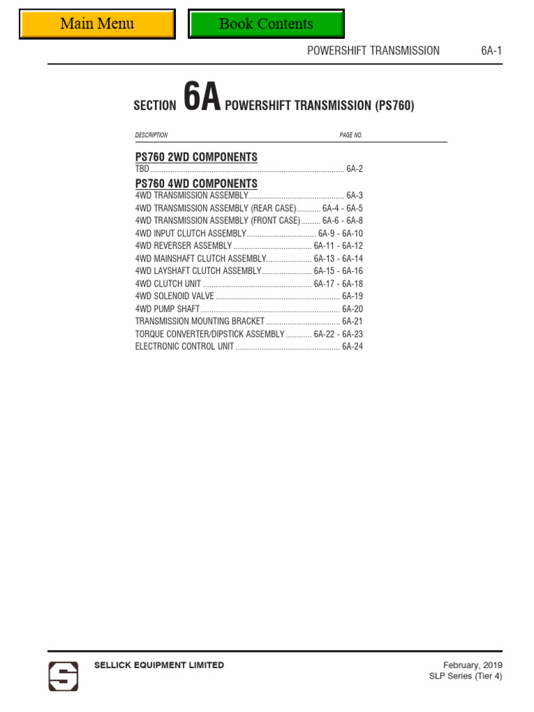 PS760 Powershift Transmission Guide | PDF | Clutch | Four Wheel Drive