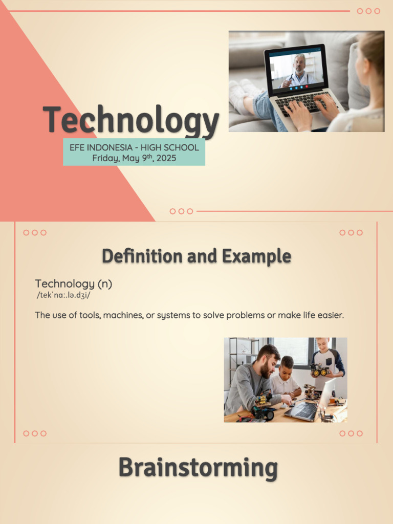 HS - Technology (09-05-2025) | PDF | Smartphone | Human Communication