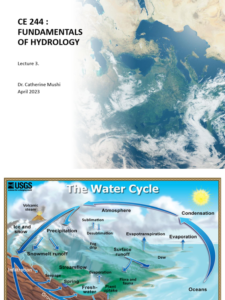 Hydrologic Cycle Fundamentals and Applications | PDF | Drainage Basin ...