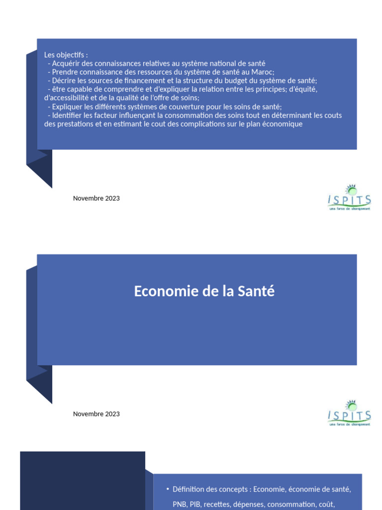 Économie de la Santé au Maroc 2023 | PDF | Produit intérieur brut ...
