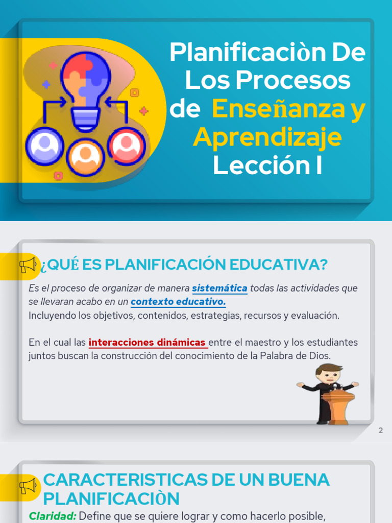 Planificación Educativa Efectiva | PDF | Evaluación | Enseñando