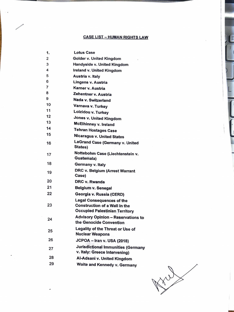 HR Case List | PDF