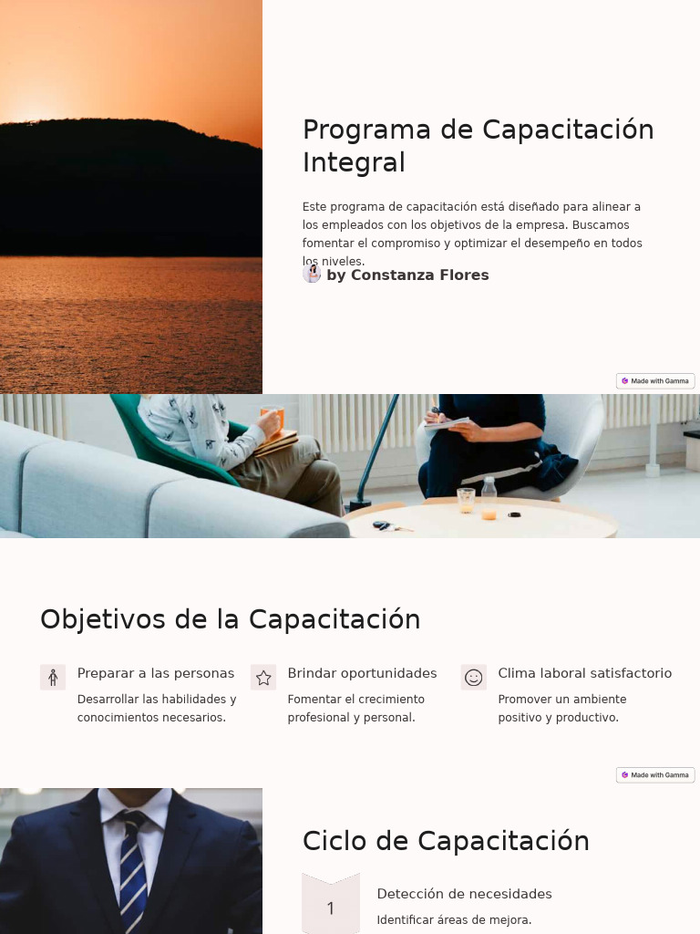 Capacitación Integral para Empresas | PDF | Gestión de recursos humanos ...