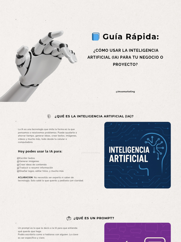 Usar IA para Impulsar Tu Negocio | PDF | Inteligencia artificial ...