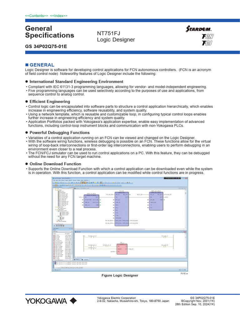 FCN-FCJ Instructions GS34P02Q75-01E | PDF | Programming | Computer Program