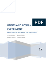 Reines and Cowan Experiment: Iit Delhi EPL 332