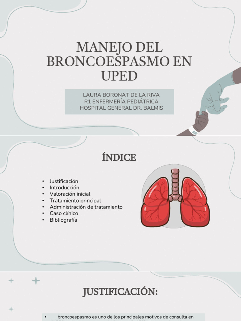 Manejo del Broncoespasmo en Pediatría | PDF | Asma | Medicina CLINICA