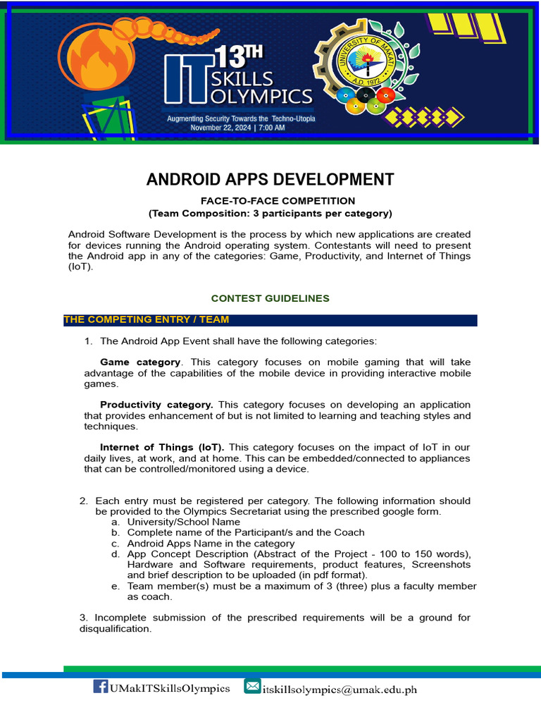 Android App Development Competition Guide | PDF | Computer Security ...