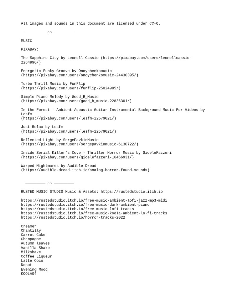Credits | PDF