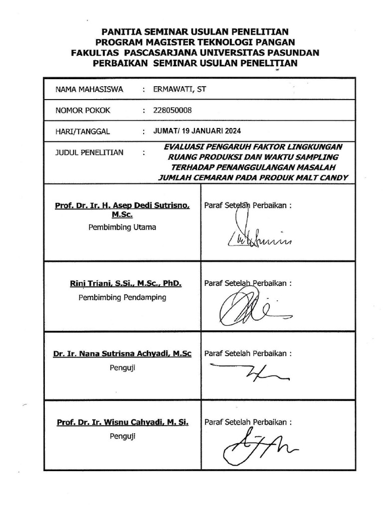 Full TTD Revisi SUP PDF | PDF