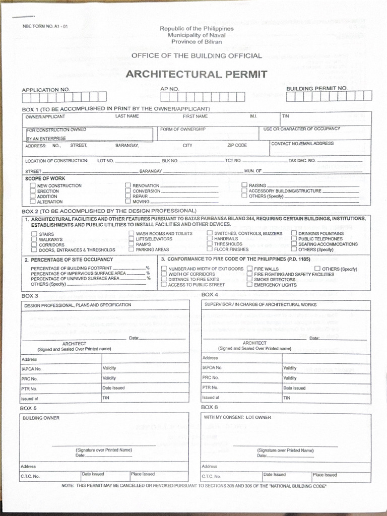 Arch Permit | PDF