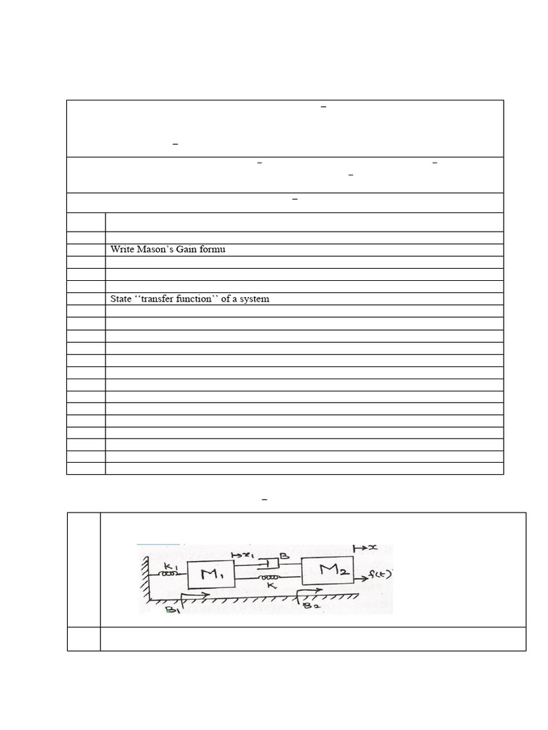 Cs Ques Bank Pdf Control Theory Feedback