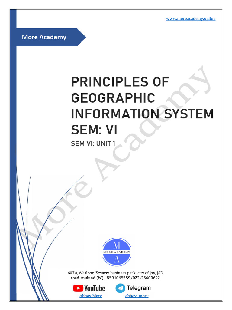 Principles of Geographic Information Systems | PDF | Geographic ...