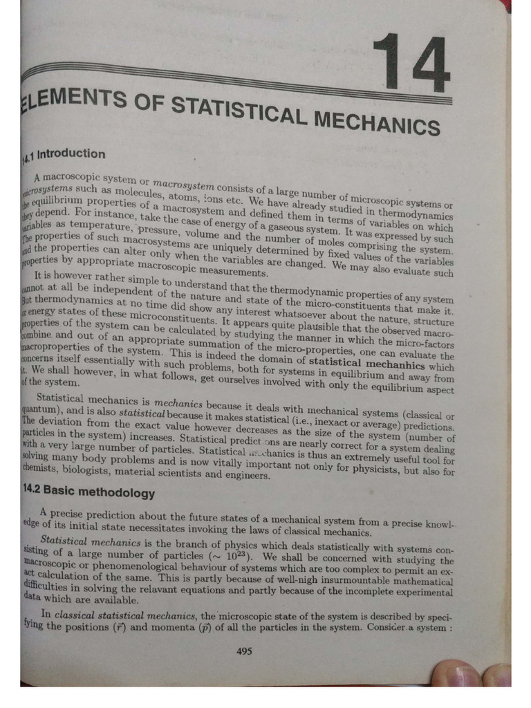 812369453 a B Gupta Statistical Mechanics | PDF