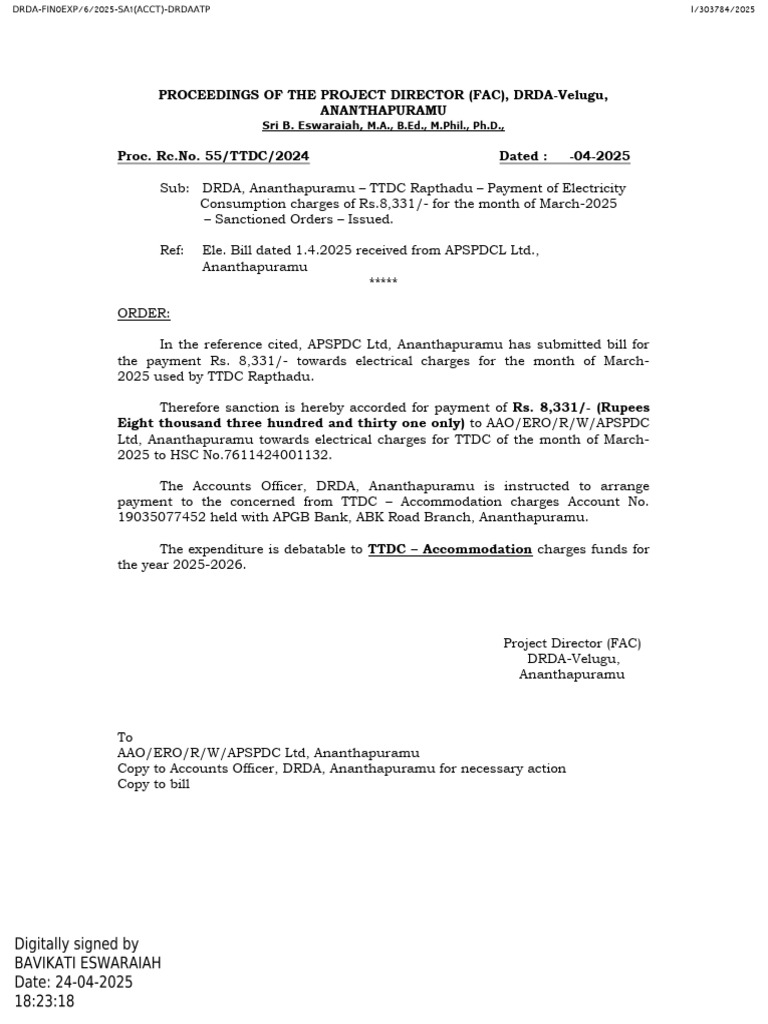 TTDC Proc | PDF