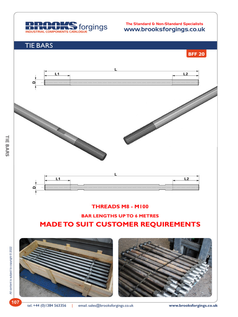 Tie Bars Rods - 2207225208 | PDF
